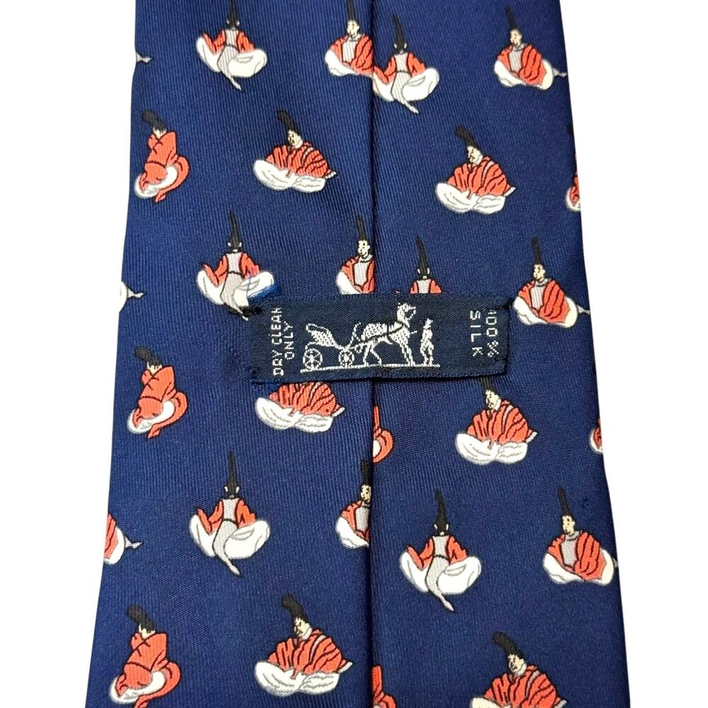 Hermes La Ballade de Heian 100% Silk Necktie - Japanese Era Tie - 7284 MA - Picture 5 of 7
